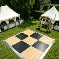 Scène de danse portable pour mariage, système de dalles emboîtables