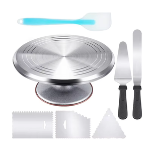 Matériel de pâtisserie de qualité professionnelle, ensemble complet de <span class=keywords><strong>plateau</strong></span> <span class=keywords><strong>tournant</strong></span> pour gâteaux, accessoires inclus, pour hôtel, pâtisserie occidentale, cuisine - Product Image 2