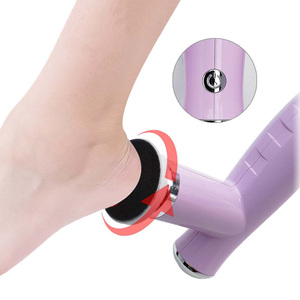 IBelieve Strong 60W Cordless Electric <strong>Feet</strong> Callus Remover Rechargeable Purple Portable <strong>Pedicure</strong> <strong>Foot</strong> File Callus Remover <strong>Machine</strong> - Product Image 2