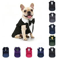 Vêtements personnalisés pour chat printemps-été avec nœud papillon et ensemble de costume, smoking de fête pour animaux, queue-de-pie, vêtements de mariage pour chien