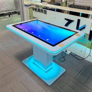 <span class=keywords><strong>Table</strong></span> de jeu à écran <span class=keywords><strong>tactile</strong></span> de 43 pouces <span class=keywords><strong>Table</strong></span> intelligente amovible et étanche avec lumière LED à chargement sans fil - Product Image 3
