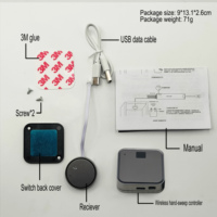 Interrupteur sans fil infrarouge 2,4G à détection gestuelle 12V 10M, capteur PIR pour armoire, étagère, éclairage intelligent domestique IP27 CE
