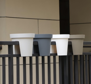 <span class=keywords><strong>Maceta</strong></span> de Plástico <span class=keywords><strong>para</strong></span> Barandilla de Jardín, Porche o Balcón, <span class=keywords><strong>para</strong></span> Decoración del Hogar - Product Image 4
