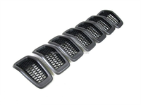 Grilles de radiateur avant Cherokee 2014-2018, noires et grises, neuves, OEM 6CY39XS9AC