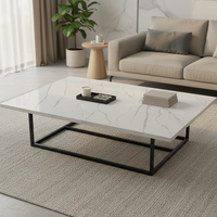 Dalle en pierre frittée Calacatta Alpine White 2700x1200x12mm aspect marbre pour table de salon, décoration murale et revêtement de sol, 3 unités continues