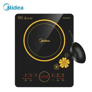 Midea Induction <b>Cooker</b> 2200W Touch Control Countertop Electric Glass Housing With <b>Timer</b> For Home Use - Product Image 1