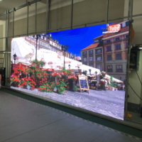 P2 iklan dalam ruangan papan tanda Digital portabel bisnis layar tampilan Led tanda harga Led dinding Poster Panel layar