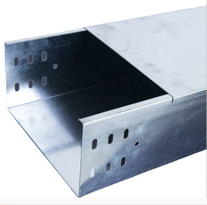 Vich Goulotte de câblage industrielle polyvalente en treillis métallique <span class=keywords><strong>galvanisé</strong></span> 2''D x 4''W x 8ft/10ft - Product Image 1