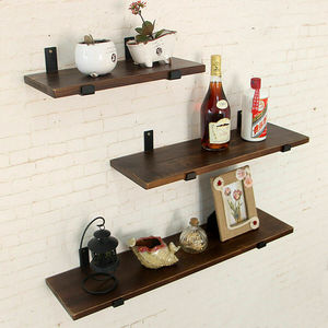 4 шт., черный настенный кронштейн для полки - Product Image 6