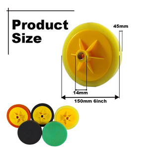 Tampon en mousse de 150 mm (6 pouces) Lewell LW-23 haute performance pour polissage automobile, <span class=keywords><strong>éponge</strong></span> de cirage pour surfaces de <span class=keywords><strong>peinture</strong></span> de voiture et polissage miroir - Product Image 4