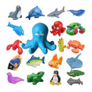 章鱼形压力球Pu泡沫软质玩具促销学校压力球章鱼 - Product Image 1