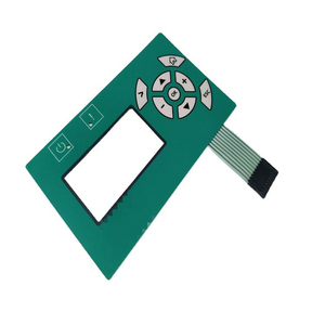 エンボス加工グラフィックオーバーレイパネルボタンタクタイルメンブレンスイッチキーパッド（3M背面接着剤付き） - Product Image 5