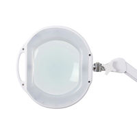1.75X Clamp Multi Joint Metal Arm Illuminated Magnifier Light Magnifying Lamp for Intricate Manicure Work Within Nail Art Salons