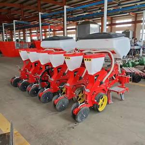 Semoir pneumatique tiré par tracteur avec aspiration d'air et profondeur de semis réglable pour un rendement élevé - Product Image 5