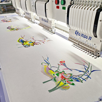 NOUVELLE Machine à Broder Industrielle Automatique pour Casquettes, Modèle A15 Pro Dahao Monogram, 4 Têtes, 12 Aiguilles, pour Impression Photo