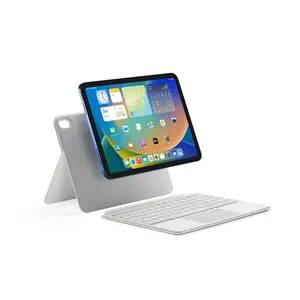 Schlussverkauf Tablet-Hülle für iPad 10.9. Zoll hochwertige Tastatur PU Tablet-Hülle magnetisches Ständerdesign