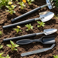 Kit d'outils de jardin Titan en acier et fer, 20 pièces, avec sac de rangement, pelle de taille-haie, entretien des plantes, bonsaï et fleurs
