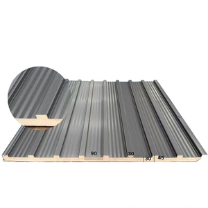 Paneles Sándwich para Techos de Fábrica, Relleno de Poliuretano, Aislamiento de Doble Capa, Compuesto de Aleación de Aluminio, Tejas para Exteriores Tipo Gran Muralla - Product Image 4