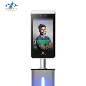 RA08 8 inch touchscreen 4G rfid card reader face recognition time attendance lock access control for outdoor