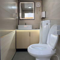 Toilettes portables de luxe combinées, remorque de toilettes en PE moulé par rotation, modulaires, pour accroupissement ou assise, sanitaires temporaires de camping, qualité supérieure