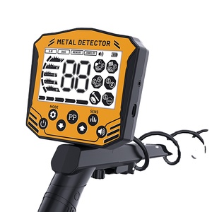 Detector de Metales Profesional de Plástico ABS Naranja Multifrecuencia de 12 Pulgadas con Alta Sensibilidad para Buscar Tesoros Subterráneos - Product Image 1
