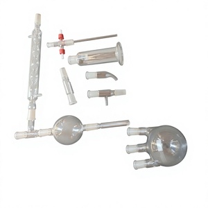Vaso de fondo de laboratorio de vidrio de borosilicato 3.3 de alta resistencia, 1000ml, OEM, para columna de destilación, reactor de cuatro cuellos, cabezal fraccionador y piezas de alambique - Product Image 1