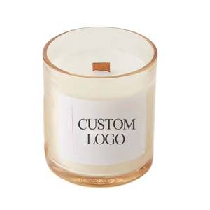 Evoduck Fabricant de contenants en verre transparents réutilisables de luxe de bonne qualité, bougies parfumées avec couvercle en bois pour les fêtes - Product Image 5