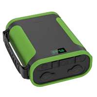 Batterie Externe Portable 96000 mAh 12V 15A LiFePO4 60W avec Compresseur Réfrigérateur de Voiture pour Allume-Cigare, Solaire et UAV