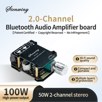 Module amplificateur audio BT YS-502L 100W, 2 canaux 50W*2, stéréo Hi-Fi numérique, entrée BT AUX compacte pour haut-parleur DIY