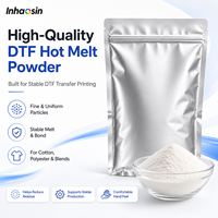 Poudre DTF TPU 1kg – Adhésif thermofusible fin, moyen, grossier pour T-shirts en coton/polyester – Compatible encre à base d'eau pour transfert thermique