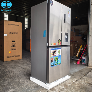 632L 4 Doors Cross Door Fridge Freezer No Frost Compressor Large Capacity French <b>Refrigerator</b> With Water Dispenser <b>Refrigerators</b> - Product Image 1
