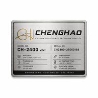 Placas de Identificación con Logotipo Personalizado de Alta Calidad, Grabado en Acero Inoxidable y Aluminio, Tarjetas de Visita en Blanco con Logotipo de Marca