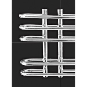 Kam-379 Kamalu 700x400mm Heated <b>Towel</b> <b>Rail</b> Double and Single Nickel-Finished Steel for <b>Bathroom</b> Accessory for Hotels - Product Image 4