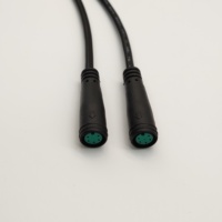 Connecteur de câble étanche IP65 en cuivre et laiton de haute qualité 5V 4P 2 cœurs M6/M8 pour vélo électrique mâle et femelle