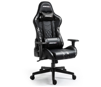 Chaise de jeu ergonomique haut de gamme, chaise relevable, cuir synthétique, inclinable à 180 degrés, pivotante à 360 degrés, couleur et logo personnalisables