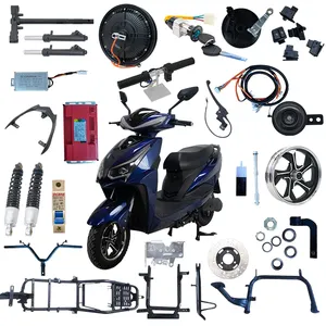 Kit de conversion électrique 3000w 72v couvercle latéral de moto chinoise pour moto