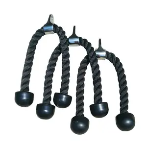 Vendita calda grip fitness tricep rope butilite corda accessori per il fitness tirare la corda attrezzatura da palestra