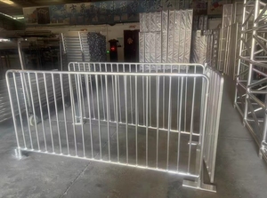 Barriera di controllo della folla per display a traliccio portatile con recinzione temporanea in lega di alluminio - Product Image 4