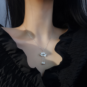 Love Planet Pearl Necklace Chains 14K Gold Plated for Women Girls Dainty Celestial Romantic Jewelry Minimalist Space <strong>Gift</strong> - Product Image 6