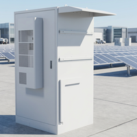 Armoire de stockage d'énergie industrielle intégrée avec protection incendie sécurisée, batterie au lithium ESS 125 kW 241 kWh avec surveillance PDU en temps réel