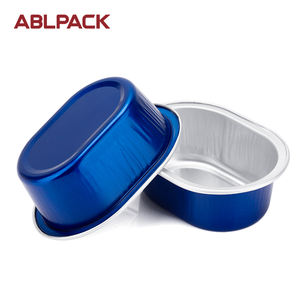 Moule à Dessert de fête jetable petit gâteau cuisson tasse moules à pain Mini 58ML 2oz récipient en papier d'aluminium avec couvercles - Product Image 3