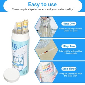 Kits <span class=keywords><strong>de</strong></span> test d'<span class=keywords><strong>eau</strong></span> (100 bandelettes) – Bandelettes <span class=keywords><strong>de</strong></span> test <span class=keywords><strong>de</strong></span> <span class=keywords><strong>la</strong></span> qualité <span class=keywords><strong>de</strong></span> <span class=keywords><strong>l</strong></span>'<span class=keywords><strong>eau</strong></span> <span class=keywords><strong>du</strong></span> <span class=keywords><strong>robinet</strong></span> et des puits, 16-en-1, avec tests <span class=keywords><strong>de</strong></span> <span class=keywords><strong>dureté</strong></span>, <span class=keywords><strong>de</strong></span> manganèse, <span class=keywords><strong>de</strong></span> cuivre, <span class=keywords><strong>de</strong></span> fer et <span class=keywords><strong>de</strong></span> pH - Product Image 4