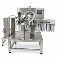 Machine d'emballage Doypack pour sachets à bec verseur, pour produits visqueux, savon, liquide de lavage, détergent