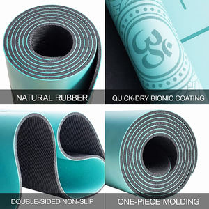 Alfombrilla <span class=keywords><strong>de</strong></span> <span class=keywords><strong>Yoga</strong></span> <span class=keywords><strong>de</strong></span> Caucho Natural Ecológica <span class=keywords><strong>de</strong></span> 5 mm, Alfombrilla <span class=keywords><strong>de</strong></span> Pilates Antideslizante <span class=keywords><strong>de</strong></span> 183 cm con Correa <span class=keywords><strong>de</strong></span> Transporte - Product Image 5