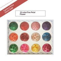 Cross-border nagelkunst fruitplakjes bloemen vlinder kerst DIY sieraden slime materialen papieren doos verpakking