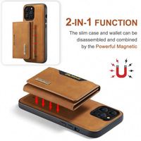 Chargeur sans fil pour iPhone 13 Coque arrière pour Samsung S21 S20 FE S22 A12 A22 Étui en cuir pour carte de téléphone portable pour iPhone 13 Pro Case
