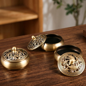 Quemador de Incienso de Metal con Aroma a Sándalo, Estilo Chino, Ecológico, de Alta Gama, con Diseño de Dragón y Fénix, Decoración para el Hogar, Regalo para Todas las Temporadas - Product Image 3