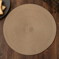 Nappe Western PP de cuisine domestique Isolant thermique et imperméable Tapis de table résistant à l'huile Tissé à la main