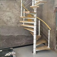 Escalier en colimaçon en acier inoxydable haut de gamme au design populaire pour l'intérieur des maisons et des villas