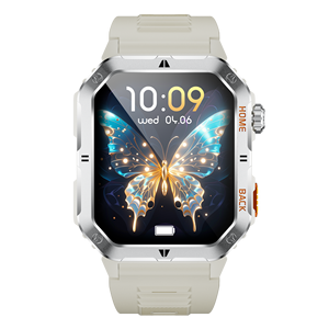 Reloj Inteligente Deportivo MT62 con Pantalla Cuadrada IPS de 2.01 Pulgadas, IP67, Linterna, Respuesta a Llamadas, Batería Grande de 1000 mAh, 3 ATM, Rastreador de Actividad Física - Product Image 4